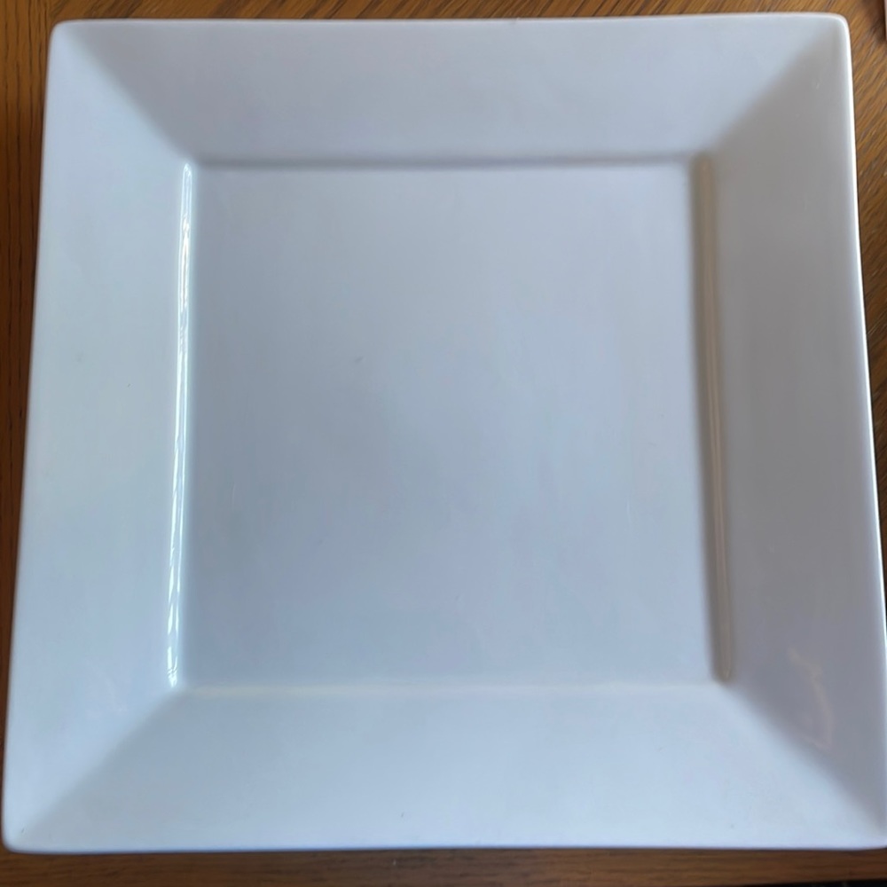 2 Porcelain Plates 8” x 8”